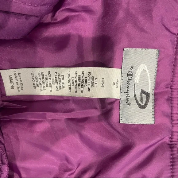 Champion Kids Purple Snow Bib - Picture 3 of 3